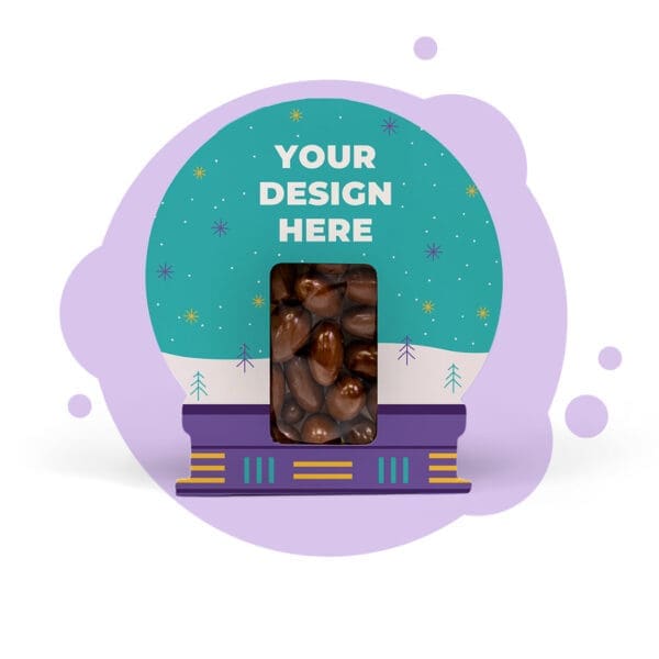 Die Shaped Snowglobe Box